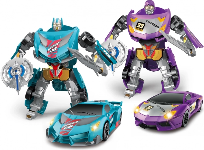 Autorobot with Sword - Transforming Sports Car