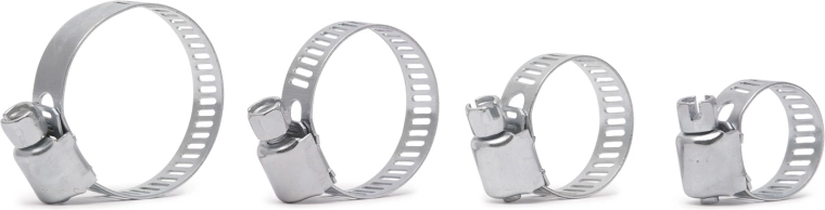 Set Edelstahlschlauchschellen – 8 Stück