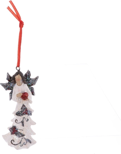Keramik-Weihnachtsengel – Hängedekoration 11 cm