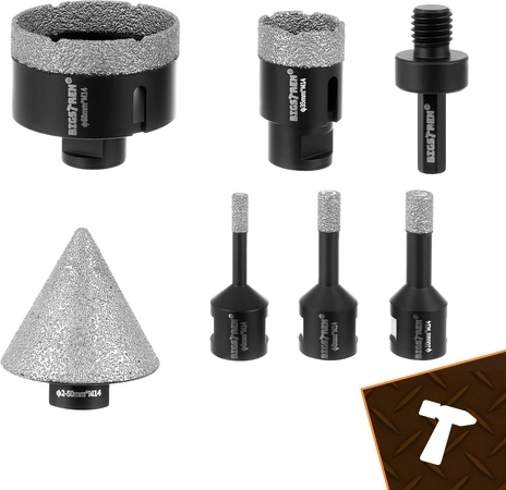 Fast, clean cuts thanks to a double diamond layer