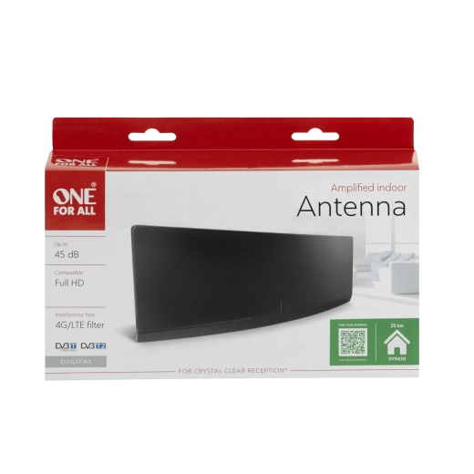 Gain up to 45 dB for stable reception