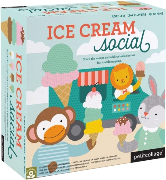 Petit Collage gioco di carte per bambini La migliore gelato