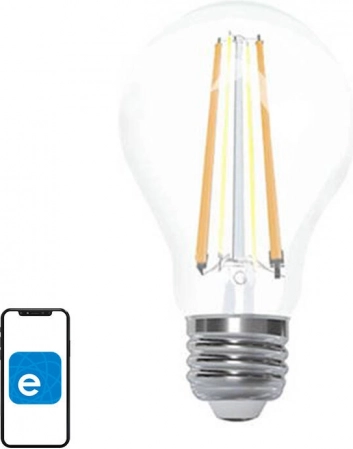 smart wi‑fi led bulb sonoff filament a60, e27, dimmable, 2200–6500 k