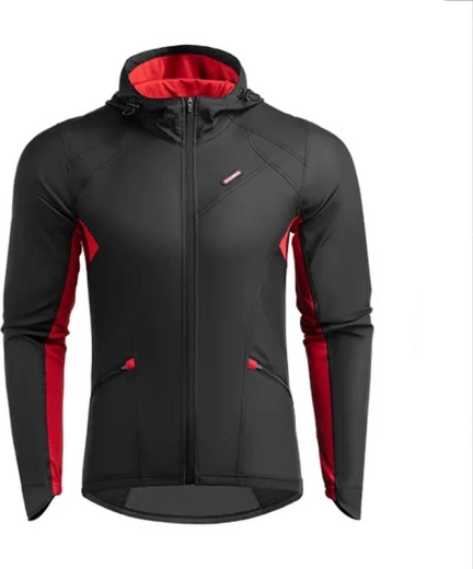 Cycling Jacket Rockbros Black and Red