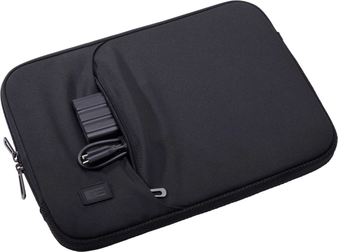 Tasca anteriore con zip per accessori