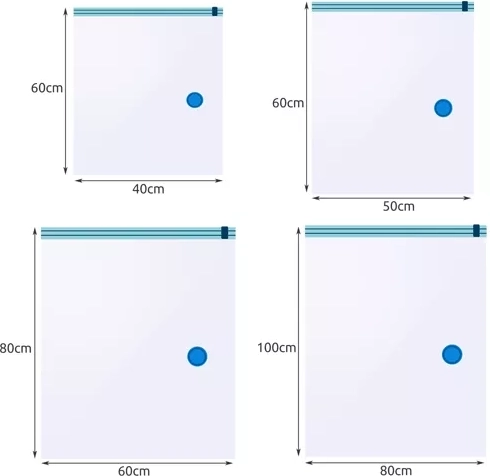 4 formaten voor verschillende soorten textiel