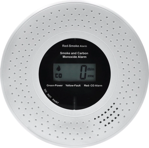 Solight gecombineerde rook- en koolmonoxidedetector met LCD-display - 1 stuk