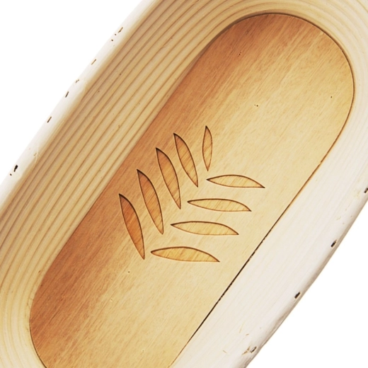 Dekorativt bladmotiv i bunden