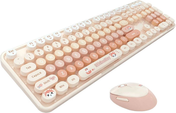 MOFII Candy New 2.4G Wireless Keyboard and Mouse Set – Orange