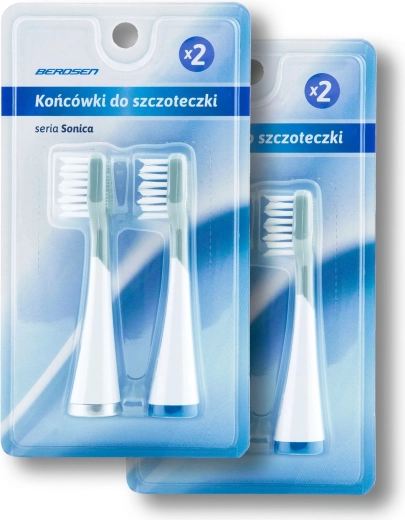 Zamjenske glave za soničnu četkicu Berdsen, 4 kom