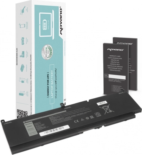 Batteria Movano per Dell Precision 15 7550/7560/7760 7400 mAh (84 Wh)