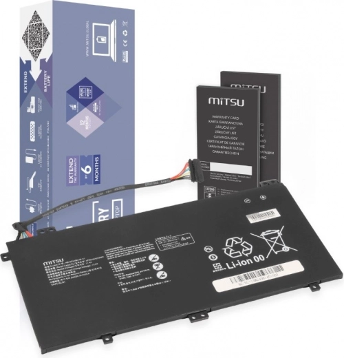 Battery for Huawei MateBook 13 MITSU 11.4 V 3700 mAh (42 Wh)