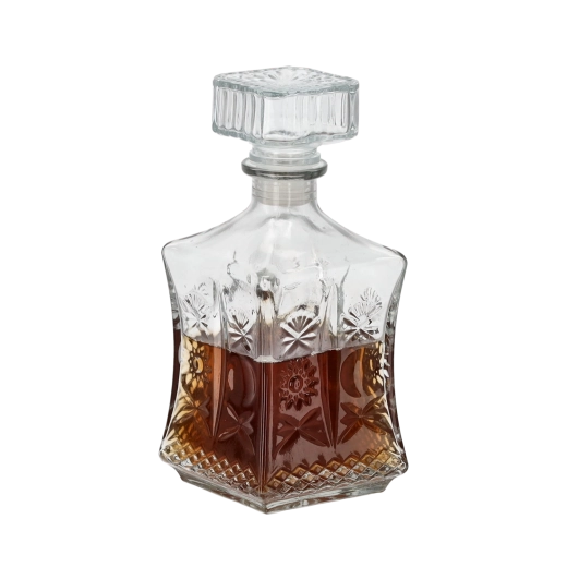 Bouchon en verre avec joint pour préserver les arômes