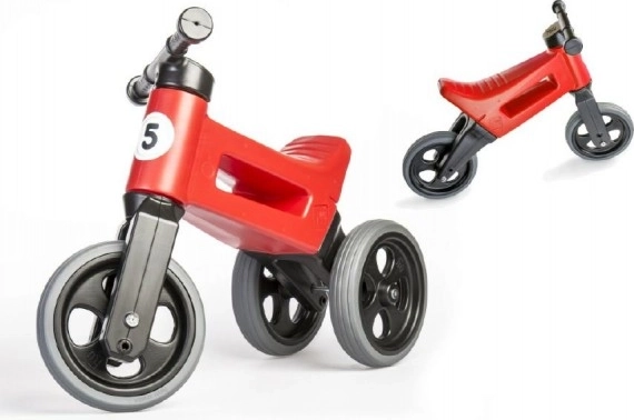 FUNNY WHEELS Rider Sport 2-in-1 balance bike for kids – Red