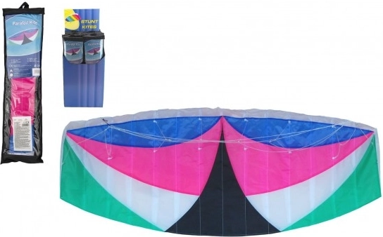 Farverig parafoil-drage til flyvning