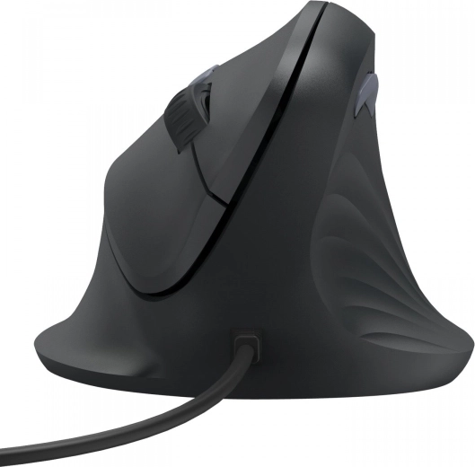 Mouse ergonomico verticale cablato per destrorsi con pulsante Assist (AI)