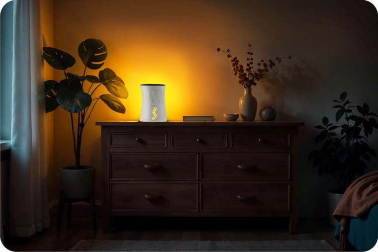 Funzionamento silenzioso e stilosa illuminazione LED