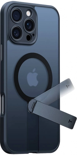 Torras Pstand Spin pouzdro pro iPhone 16 Pro černé
