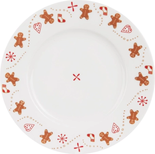 Orion porcelain dessert plate with Christmas motif, 20 cm