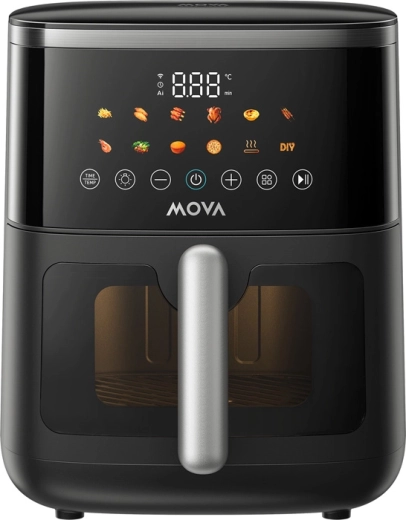 Friggitrice ad aria calda MOVA FD10 Pro Max nera