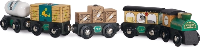 Le Toy Van Green Cargo Train