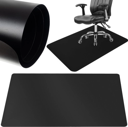 Protective chair mat 130 × 90 cm – black