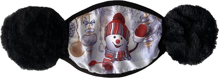 Veselý motiv sněhuláka