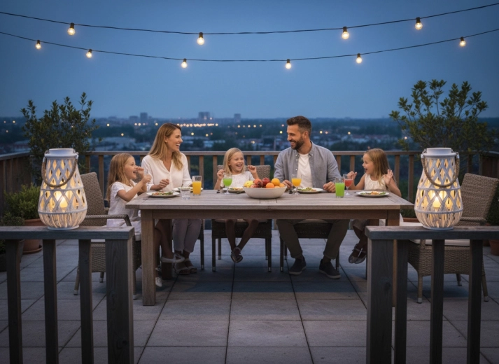 Ready for evenings on the terrace