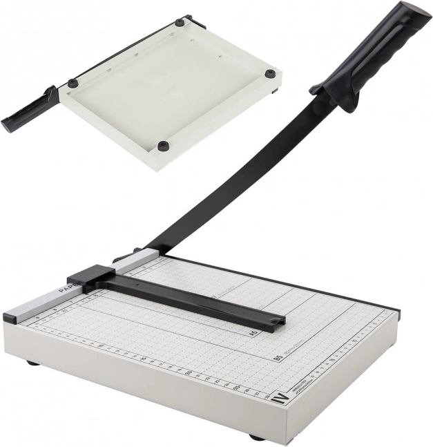 Papierguillotine mit Metallbasis