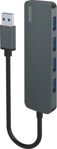 Savio hub USB a 4 porte 3.1 Gen 1 (USB‑A)