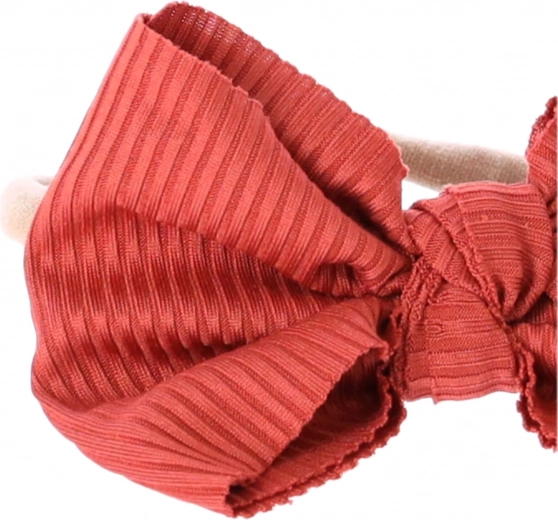 Elegantní žebrovaná mašle