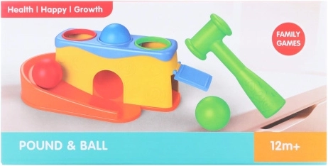 Martellino di plastica con pista per bambini