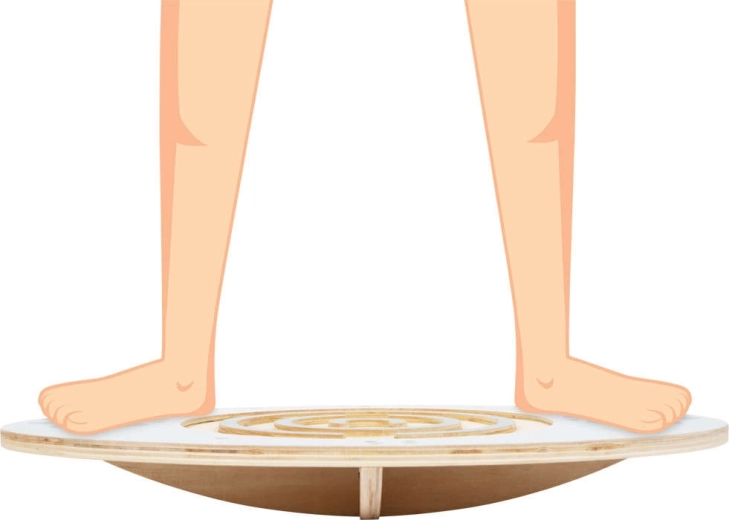 Base basculante per stabilità e core