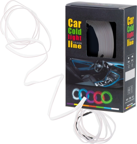 Ambient LED Car Lighting USB / 12 V, 5 m strip – White