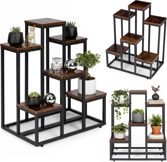 Supporto per piante con 6 ripiani loft ModernHome