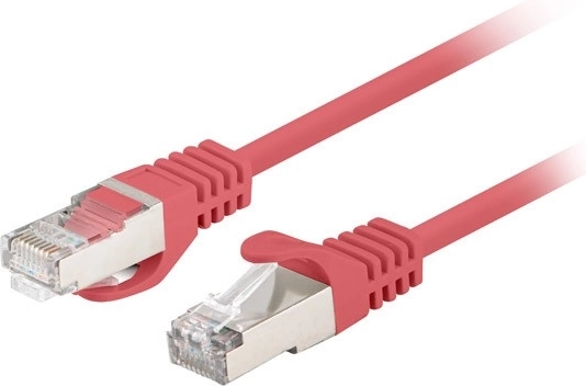 Patchcord Cat.6 FTP 1 m, 10 szt., czerwony