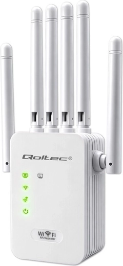 Ripetitore amplificatore di segnale WiFi e access point 300 Mb/s con 6 antenne