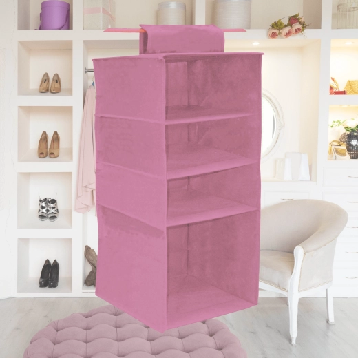 Facile da appendere all’asta con chiusura a strappo