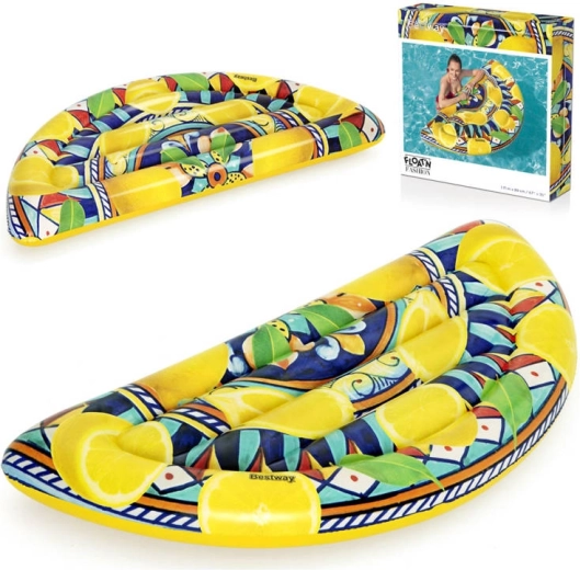 Bestway Inflatable Lounger Sicilian Lemons 171 × 89 cm