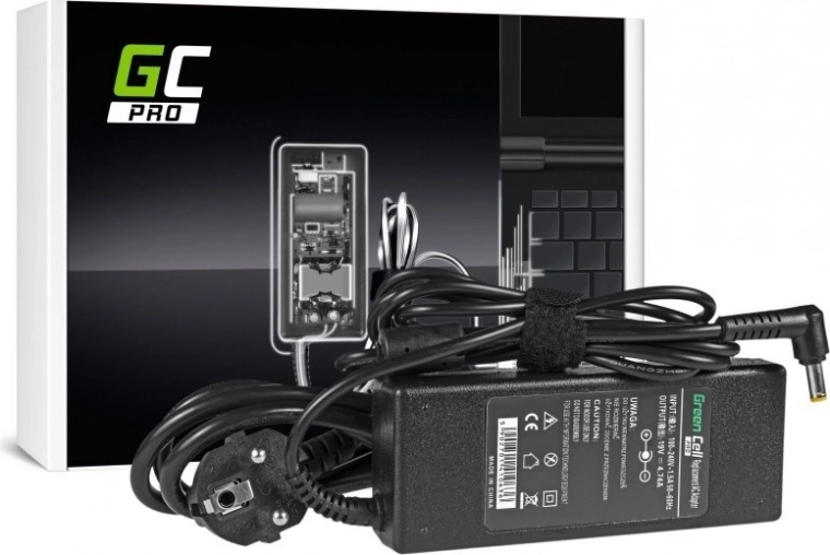 Caricatore Green Cell Pro 19V 4,74A 90W per notebook Acer (connettore 5,5 × 1,7 mm)
