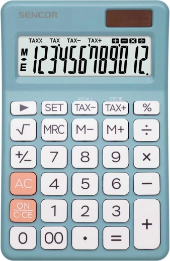 Calculatrice de bureau Sencor SEC 381 Tax Blue