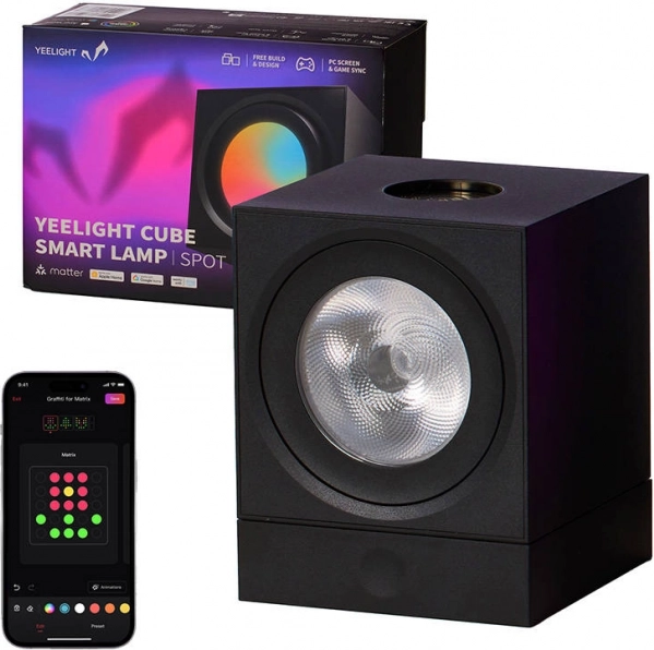Yeelight Cube Smart Lamp Spot – base per illuminazione modulare da gaming
