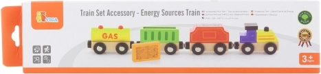 VIGA Wooden Train – Energy Sources