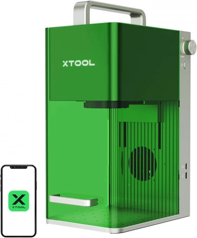 portable laser engraver 2-in-1 XTOOL F1 mint green