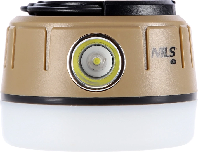 Dual light: area illumination and side spotlight