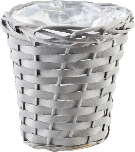 Aspetto naturale del vimini in grigio