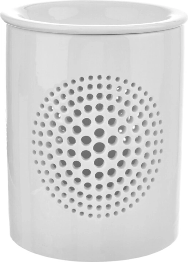 White porcelain aroma lamp 11 × 11 × 14 cm