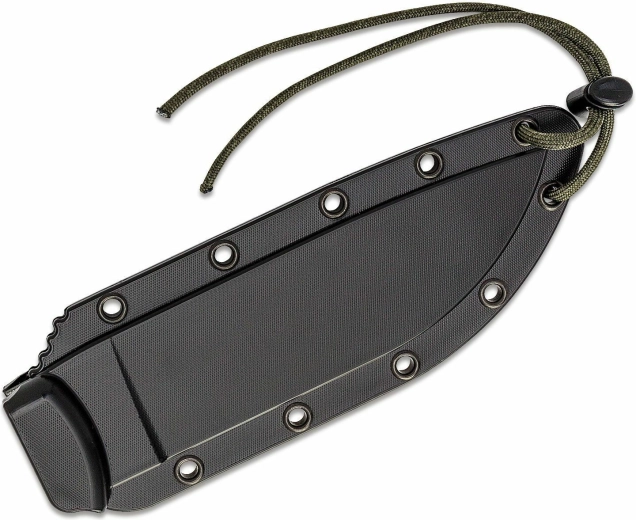 Rigid polymer sheath for safe carry