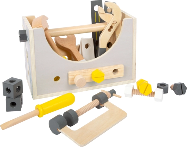 Cassetta degli attrezzi in legno 2in1 Miniwob
