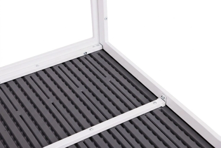 Telaio in acciaio stabile con protezione del pavimento